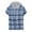 Blue, variant on Dagugfen Shirts for Men Sweatshirts Short Sleeve Hoodie Drawstring Striped Comfy Casual Tops Fashion