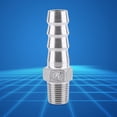 thumbnail image 1 of Barb Hose Connector,Stainless Steel Male Thread Hose Adapter Fitting Hose Tail Connector Proven Performance, 1 of 3