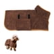 thumbnail image 1 of Toalla de baño para secado de perros, material de microfibra, albornoz absorbente de secado rápido para perros, higroscópico de secado rápido para mascotas, cuello y cintura ajustables, 1 of 5