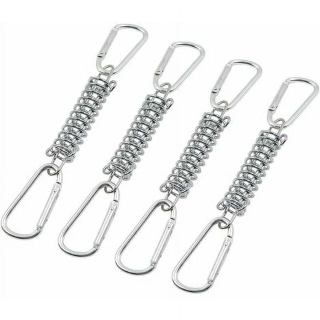 Fijación de Persiana Con Tensión de Resorte de Bucle Zhivalor Accesorios de Acero Inoxidable Color Plata Juego de 4
