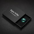 thumbnail image 3 of King Will Men's Silicone Wedding Bands, 8mm Comfort Fit with Unique Inner Groove Design, Rubber Engagement Rings for Daily Wear and Activities, Dark Green, Size 7, 3 of 6