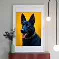 thumbnail image 2 of Diamond Art Kit for Adults, Dog Portrait Black Fur Yellow Background Diamond Painting for Adults Beginners, DIY Diamond Art Painting Kits, 5D Diamond Painting Crafts for Home Decor 12x16 Frameless, 2 of 7