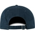 thumbnail image 2 of Brand New Collegiate Men's Primary Color Georgetown Adjustable Hat, 100% Cotton, Official School Colors, Navy Blue, 2 of 2