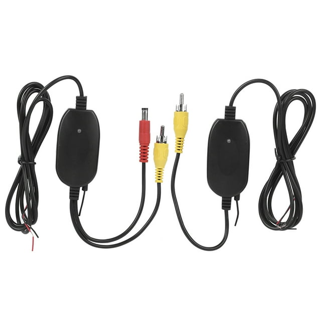 Kit de receptor y transmisor de vídeo inalámbrico 2,4G RCA, accesorio para cámara de respaldo de visión trasera de coche Jadeshay A