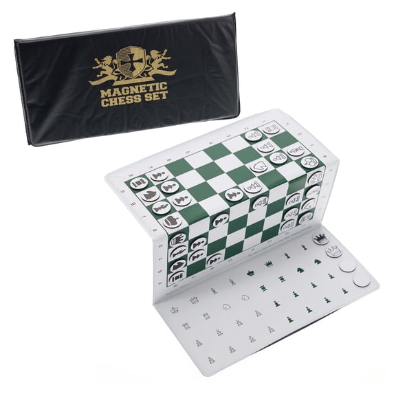 Checkbook Magnetic Chess Set 8"