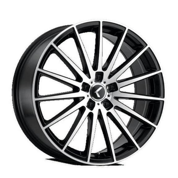 Kraze Stunna-Kr191 22X8.5 5X112 38Et 66.56Cb Black/Machined