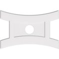 thumbnail image 1 of Ekena Millwork CMP40X26HN-06000 6 in. ID x 8.75 in. Rectangle Haven Architectural Grade PVC Contemporary Ceiling Medallion, 1 of 1