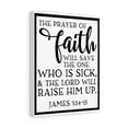 thumbnail image 4 of Scripture Walls Prayer Of Faith James 5:14-15 Bible Verse Canvas Christian Wall Art Ready to Hang Unframed, 4 of 12