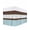 Blue, variant on Blue Brown Morocco Wrap Around Bed Skirts for Queen Bed 18" Drop,Bed Skirt with Adjustable Elastic Belt Dust Ruffle Bed Valance for Bedroom Hotel Geometric Stripes Aqua Stitching Bed Frame Cover