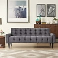 thumbnail image 4 of Modway EEI-2456-GRY Delve Velours Gris, Sofa, Tissu Gris, 4 of 4