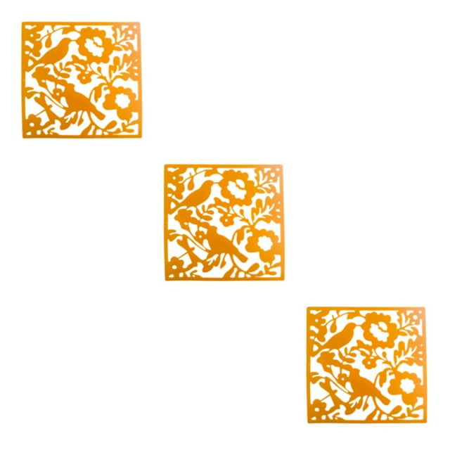 Inteprter Panel de pantallas divisorias colgantes, Panel divisor de habitación DIY, moderno, ligero y elegante, gráfico de pájaro amarillo, 4 Type1 NO1