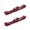 Burgandy, variant on safeTboy Burgandy Lap Bucket Seat Belt Kit for 1953-1957 VW Type 1 Oval Standard 2 Point - 2 Belts