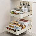 HIC 1pc Pull Out Spice Rack Kitchen Organization Pull Out Spice Rack