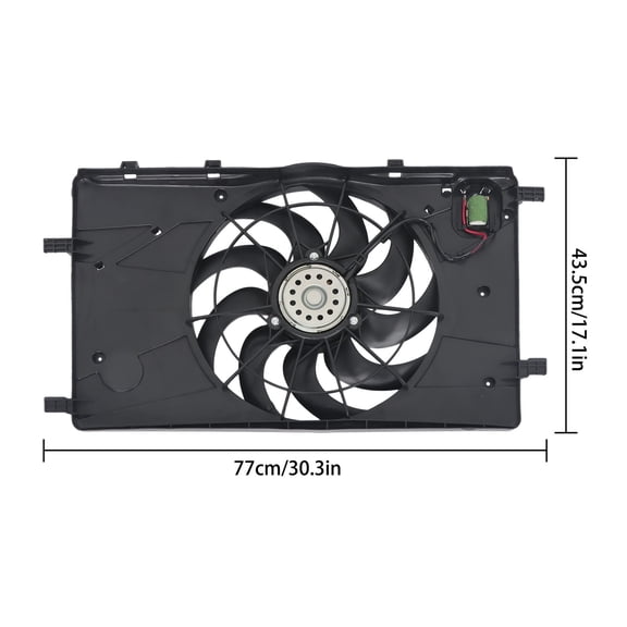 For Chevrolet Cruze 1.4L 2011-2015 2016 Cooling Fan Assembly 13427160 13450284