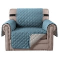 thumbnail image 7 of Eurhowing Recliner Chair Cover Waterproof, Non-Slip Couch Protector, Reversible Quilted Sofa Slipcover with Elastic Straps for Pets Kids, 21 Inch, Gray Blue, 7 of 7