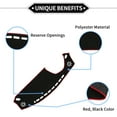 thumbnail image 3 of Unique Bargains Dashboard Cover Mat for Toyota 86 2023-2024, Non-Slip Polyester Black Red Center Console, 3 of 6