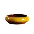 thumbnail image 1 of Baohd Flower Pot Ceramic Pots Hydroponic Planter Succulent Containers Glazed Shadow Large Diameter for Home Supplies Yellow, 1 of 9