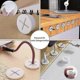 thumbnail image 3 of Rubber Cable Hole Cover 12 Pcs Flexible Rubber Grommets Round Desk Cable Grommets White Cord Grommet Re Cable Gland Small For Cell Phone Cabinet Tab, 3 of 5