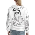 thumbnail image 7 of Daiia Cute Ghost Simple Drawing Pattern Women's Fashion Hoodies & Sweatshirts with Kangaroo Pocket Hooded Sweatshirt with Eye-catching Drawstrings-Small, 7 of 7