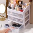 thumbnail image 4 of Drawer-Style Cosmetic Organizer, Multi-Layer Storage Rack for Makeup or Office Supplies, Stackable Design, 4 of 5