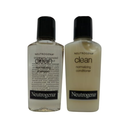 Neutrogena Clean Normalizing Shampoo & Conditioner lot of 12 ea 0.9oz Bottles. - Walmart.com