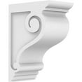 thumbnail image 1 of Ekena Millwork CORP05X10X14SCR Rouleau Standard de Qualité Architecturale Corbel PVC - 14 x 5 x 10 Po, 1 of 1