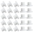 thumbnail image 1 of Uxcell 25 Pcs Tapón de Silicona en Forma de T, Diámetro 13.5 mm/0.53 Pulgadas, Tapón de Silicona Impermeable Reutilizable, Tapón de Sellado Sólido para Agujeros Redondos en Equipos de Tuberías, Blanco, 1 of 7
