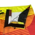 thumbnail image 2 of TOWED22 Swim Shorts Men,Men's Beachwear Swim Trunks Quick Dry Zipper Pockets with Lining Orange,M, 2 of 5