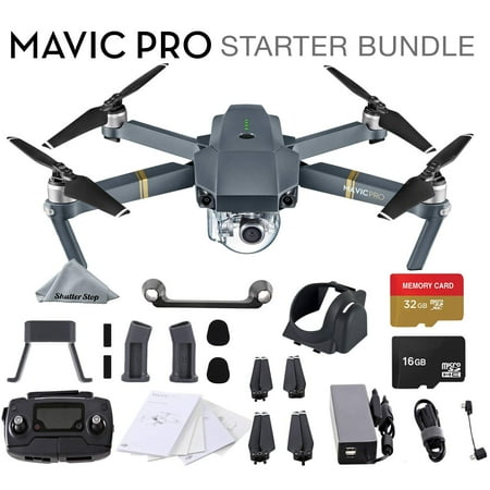DJI Mavic Pro 4k Quadcopter Drone Starter Bundle