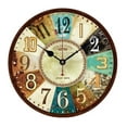 thumbnail image 4 of Topboutique 12" Quartz French Country Retro Indoor Wall Clock, Silent Mechanism, 4 of 4