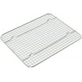 thumbnail image 5 of TrueCraftware- Set of 2 Half Size Rectangular Chrome-Plated Wire Pan Grate 8"x 10" -Fits Half Size Sheet Cookie Pans Cooling Rack for Baking and Cooking, 5 of 5