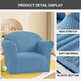 thumbnail image 3 of CHUNTIAN Toddler Chair Covers Kids Arm Chair Covers Stretch Kids Armchair Covers Jacquard Toddler Couch Cover Soft Mini Sofa Covers for Kids Fold Out Sofa Home Protection Cover,11, 3 of 5