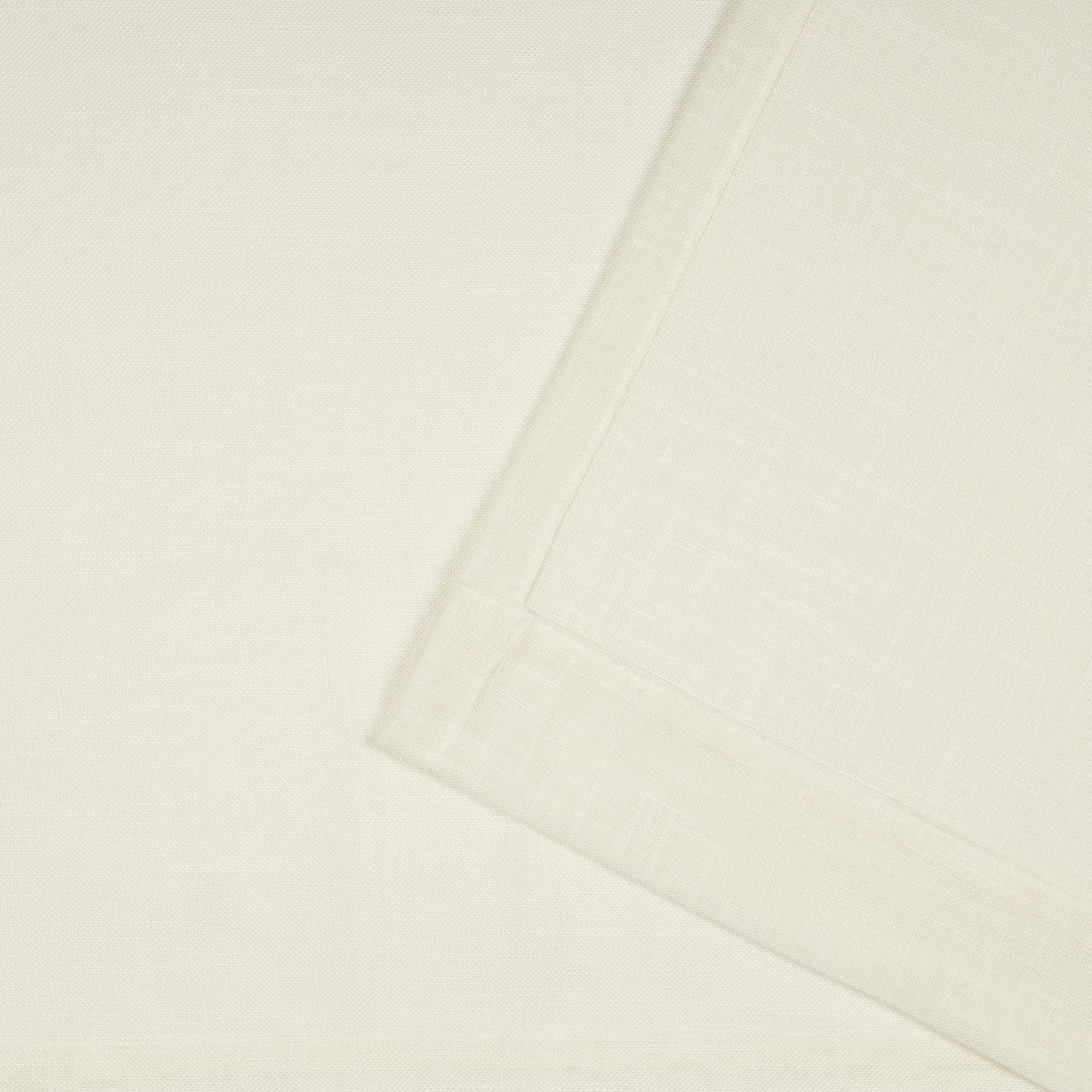 Exclusive Home Curtains Bella Light Filtering Semi-Sheer Hidden Tab Top Curtain Panel Pair, 54x84, Ivory