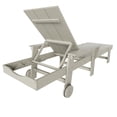 thumbnail image 2 of WestinTrends 2pcs of Shoreside Poly Reclining Chaise Lounges with Side Table for Outdoor, Patio, Garden,Sand, 2 of 10