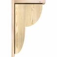 thumbnail image 3 of 6"W x 12"D x 20"H Crestline Rough Sawn Corbel w/Backplate, Douglas Fir, 3 of 9
