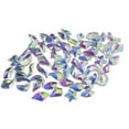 thumbnail image 1 of 50Pcs Aurora Glass Nail Rhinestones DIY Nail Art Gems Flat Bottom Nail Rhinestones for Stunning Party Looks, 1 of 10