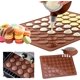 thumbnail image 1 of Juego de moldes de silicona para hornear macarrones, antiadherente, bandeja para hornear macarrones de 48 capacidades, juego para hornear macarrones franceses con bolígrafo decorativo y 4 boquillas para macarrones, magdalenas, postres brillar Electrónica, 1 of 5