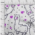 thumbnail image 2 of oneOone Rayon White Fabric Sheep Nursery Decor Craft Projects Decor Fabric Printed By The Yard 56 Inch Wide, 2 of 5