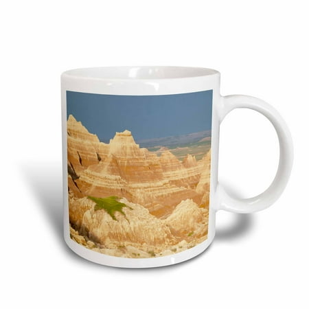 3dRose South Dakota, Badlands National Park - US32 JWI0541 - Jamie and Judy Wild, Ceramic Mug, 15-ounce