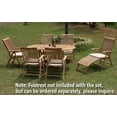 thumbnail image 3 of Marley Reclining Folding Arm / Captain Solo / Single Dining Chair (No Footrest) Outdoor Patio Grade-A Teak Wood WholesaleTeak #WMDCARMR, 3 of 3