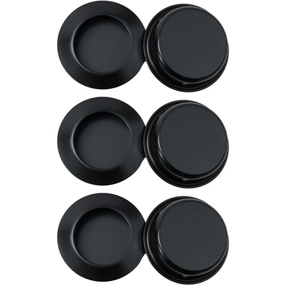 6pc Recessed Flush Pocket Door Cabinet Pull Inset Sliding Door Handle