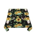 thumbnail image 5 of Wukai Sunflower Skull Boho Waterproof Tablecloth for Kitchen Dining, Fits Square Tables for 2-4 Seats -54"x54", 5 of 7