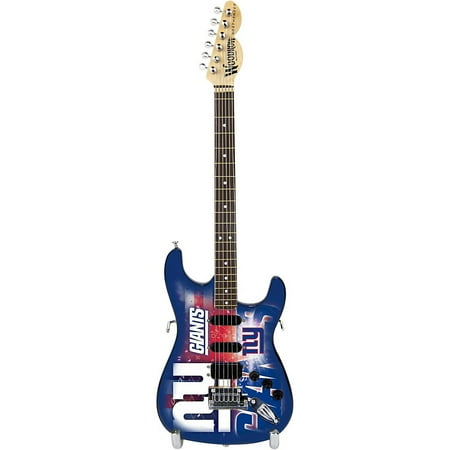 Woodrow NFL Mini Collectible Guitar, New York Giants