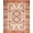 Rust Red, Pattern 4, variant on ODIKA Aztec Boho Vintage Distressed Border Tapetes Para Cocina Bohemian Pet Friendly & Kids Safe Play for Playroom, Bedroom, Reading Nook