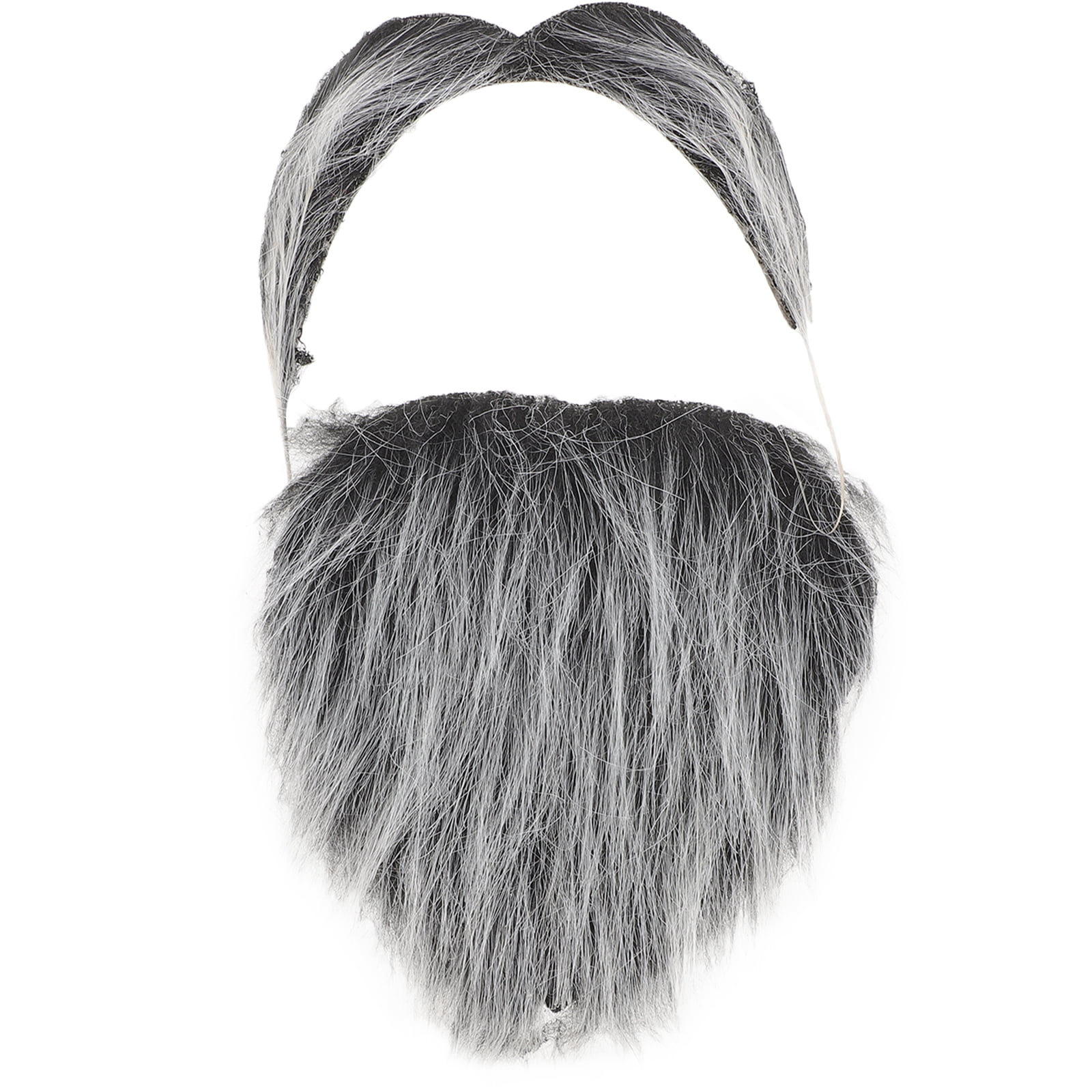 Barba De Disfraz Blanca Con Cejas – Falsa Barba De Tela Para Cosplay, Navidad Y Fiestas – Ligera Y Cómoda Para Largas Jornadas