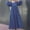 Blue, variant on TIANEK Girls Dress,Women Fashion Long Sleeve Sparkly Glitter Sequin Muslimah Ball Gown Long Dress