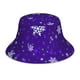 thumbnail image 1 of Balery Dark Purple Snowflakes Sombreros para el sol para hombre y mujer, sombrero de pescador con UPF 50+, 1 of 6