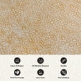 thumbnail image 5 of World Rug Gallery Contemporary Flowers Weather Resistant Reversible Indoor/Outdoor Area Rug - Yellow 7'10"x10', 5 of 7