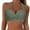 Army Green, variant on Duoif Push up Bikini Top, Women Swimwear Tops Underwire Full Coverage Bikini Top up Swim Crop Top Tie Back Bathing Suit Top Womens Bikini Army Green L