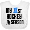 thumbnail image 3 of Inktastic My 1st Hockey Season Boys Baby Bib, 3 of 4